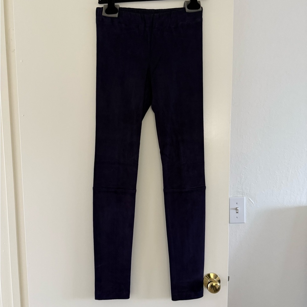 The Row Suede Leggings Never Worn